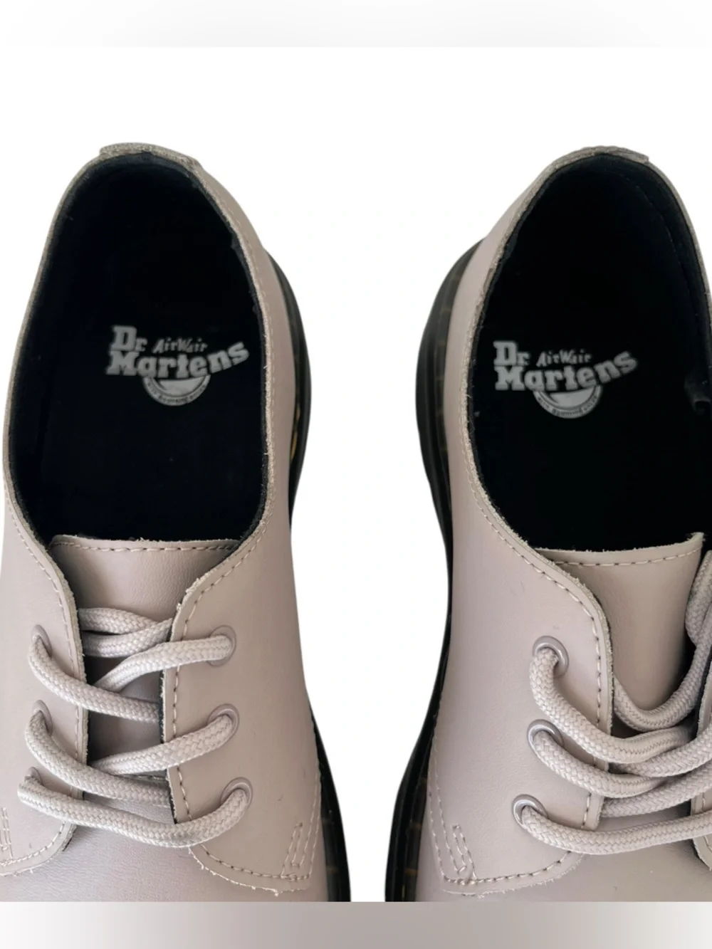 Dr Martens Zavala Lo Oxford Shoes Low Taupe Lace Up Loafers NEW 9